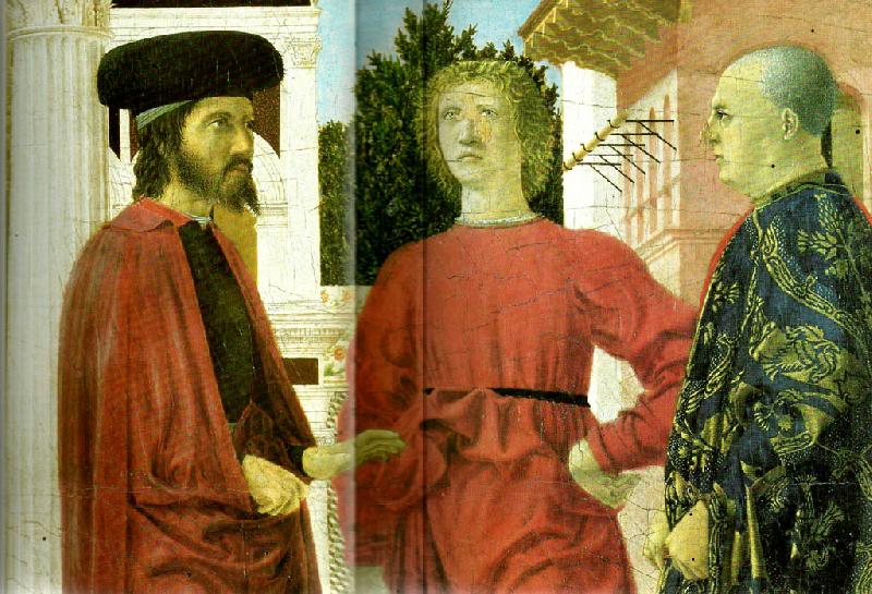 Piero della Francesca the flagellation Spain oil painting art